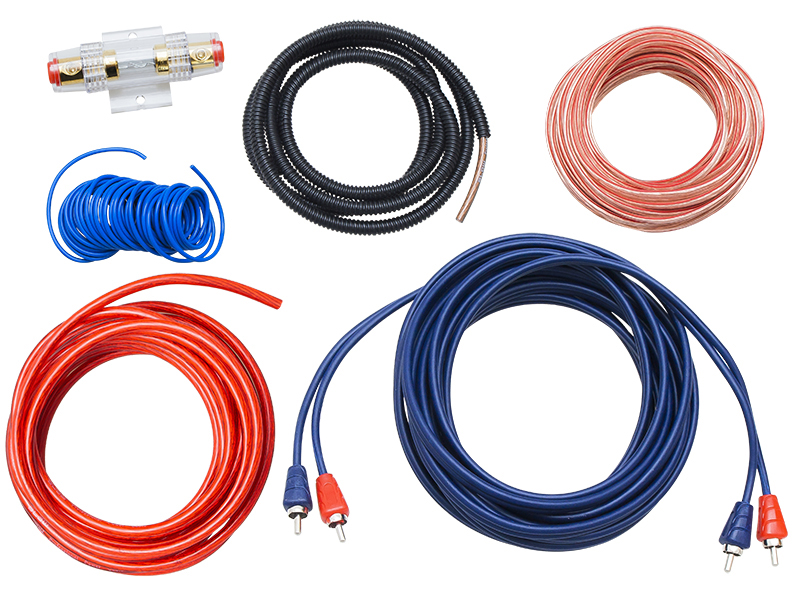 Kit de instalação de amplificador para auto-rádio - Blow AW100 (imagem para) Kit de instalação de amplificador para auto-rádio - Blow AW100